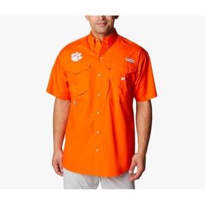 NWT Columbia X Clemson Tigers Football Men's Large CLG Bonehead Team Shirt NWT